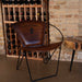 Butler Milo Iron & Leather Accent Chair