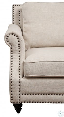 Camden Beige Linen Sofa