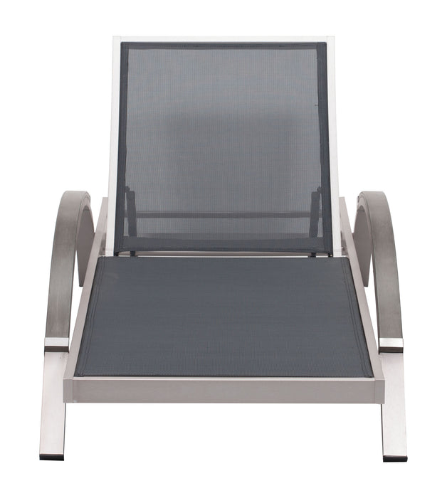 Metropolitan Chaise Lounge (Set of 2) Brushed Aluminum
