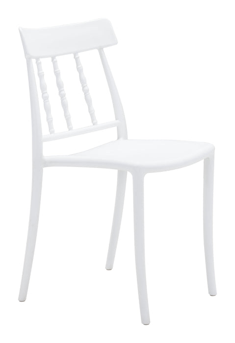 Rift Dining Chair (Set of 2) White