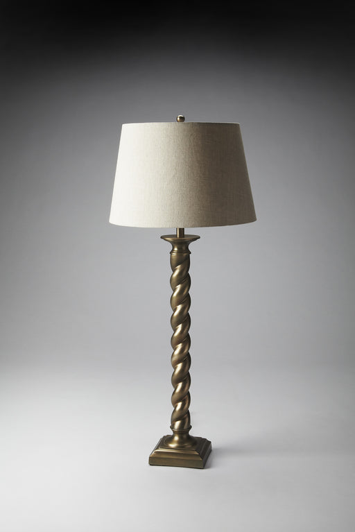 Butler Medley Antique Brass Table Lamp