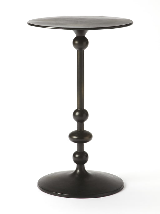 Butler Zora Black Iron Pedestal End Table