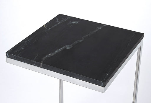 Butler Lawler Black Stone, Silver End Table
