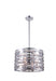 4 Light Drum Shade Chandelier with Chrome finish