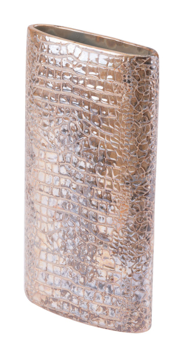 Medium Ikat Cylinder Vase Multicolor