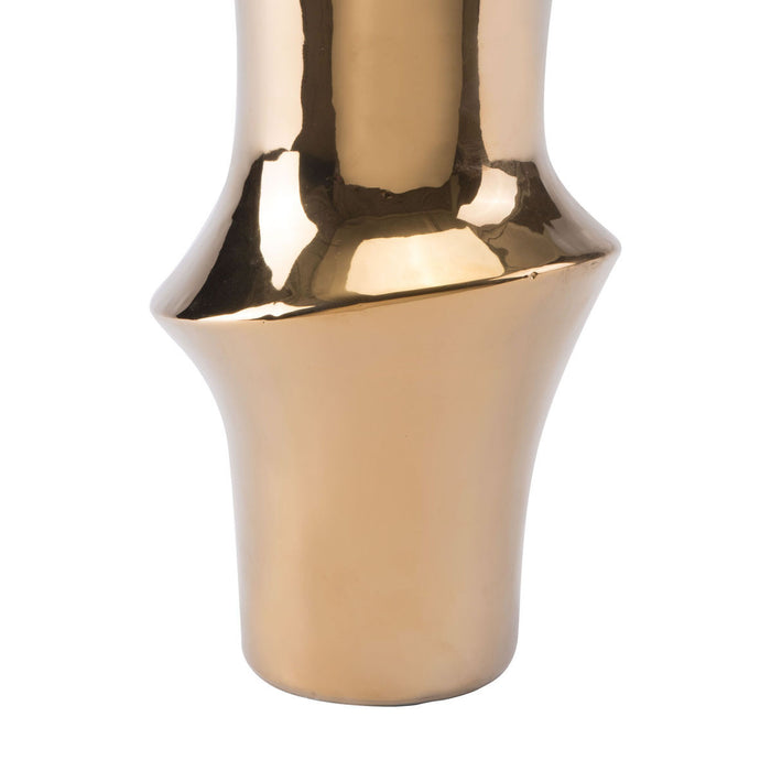 Medium Vual Vase Gold
