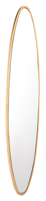 Large Oval Gold Mirror Gold