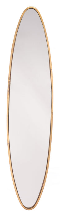 Large Oval Gold Mirror Gold