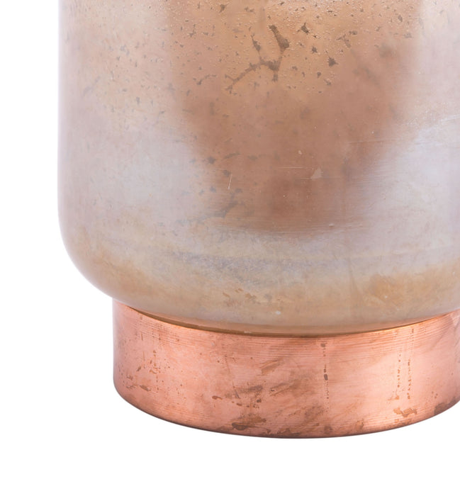 Large Eliza Vase Translucent & Copper