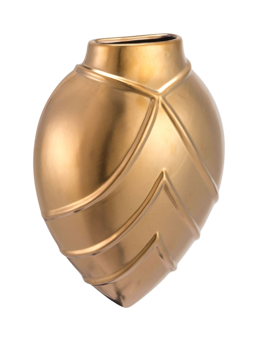 Mini Rayas Wall Vase Matte Gold