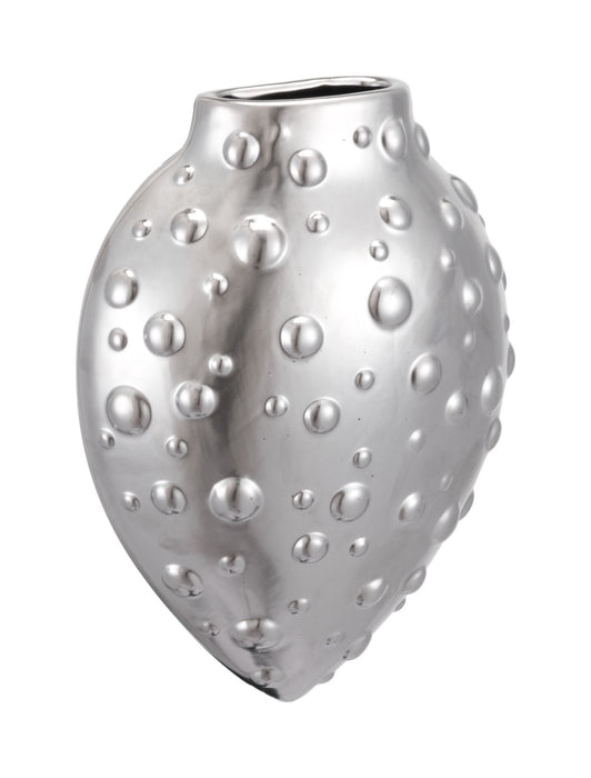 Mini Puntos Wall Vase Matte Silver