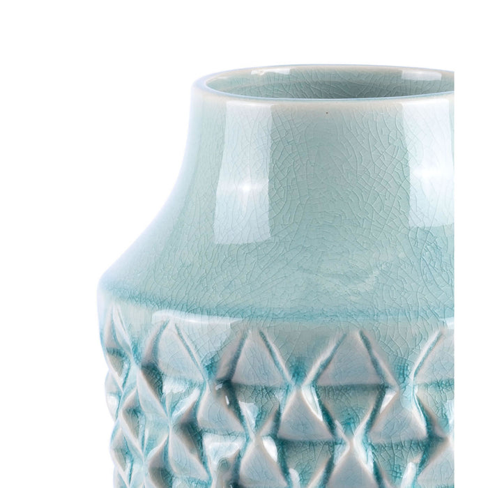 Small Brick Vase Light Teal