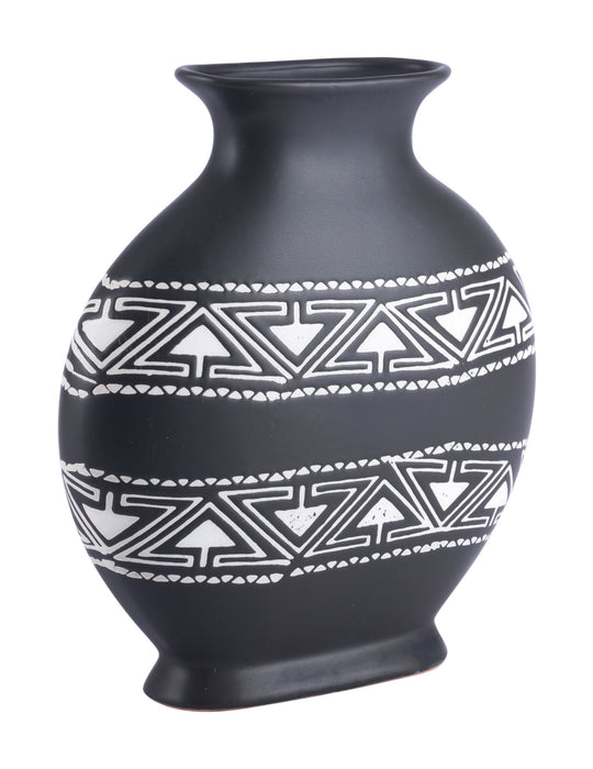 Medium Kolla Vase Black & White