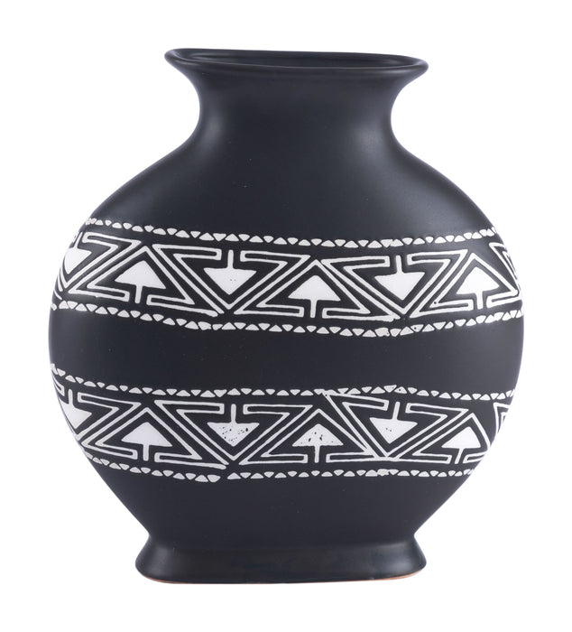 Medium Kolla Vase Black & White