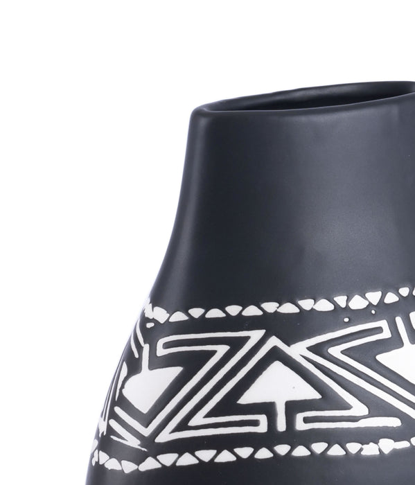 Small Kolla Vase Black & White