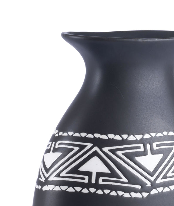 Large Kolla Vase Black & White