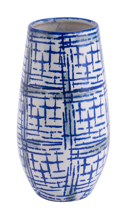 Medium Rioja Vase Blue & White