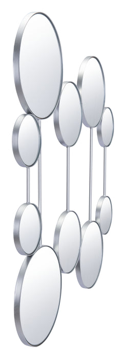 Cery Round Mirror Silver