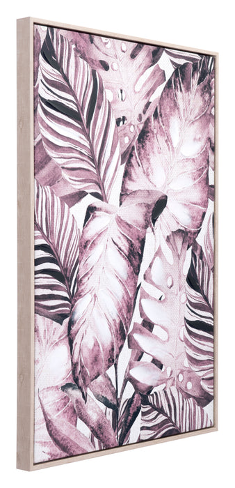 Tropical Palm Canvas Sepia