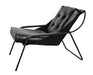 Mr. Malcom Chair, Leather with Metal