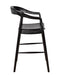 Remo Bar Chair, Charcoal Black