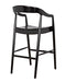 Remo Bar Chair, Charcoal Black