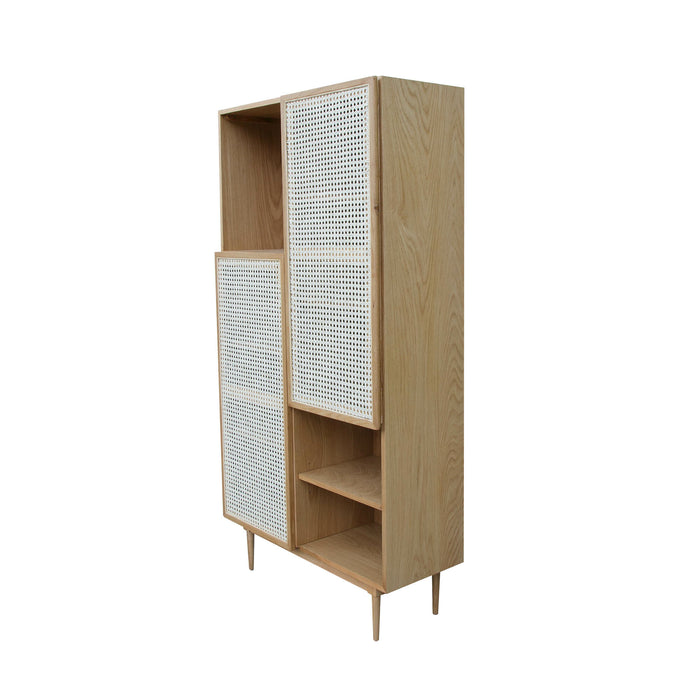 Cane Bookcase - Natural