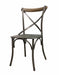 Metal Crossback Chairs (Set of 2)