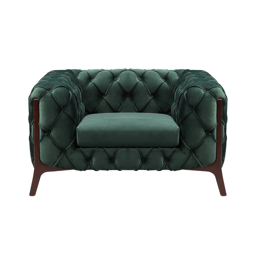 Barnaby Club Chair - Emerald Velvet