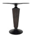 Gibraltar Bar Table, Hand Rubbed Black with Light Brown Trim