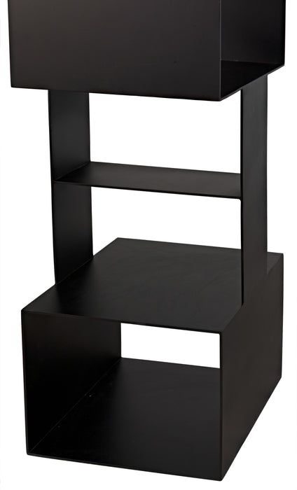 Diem Bookcase, Black Steel