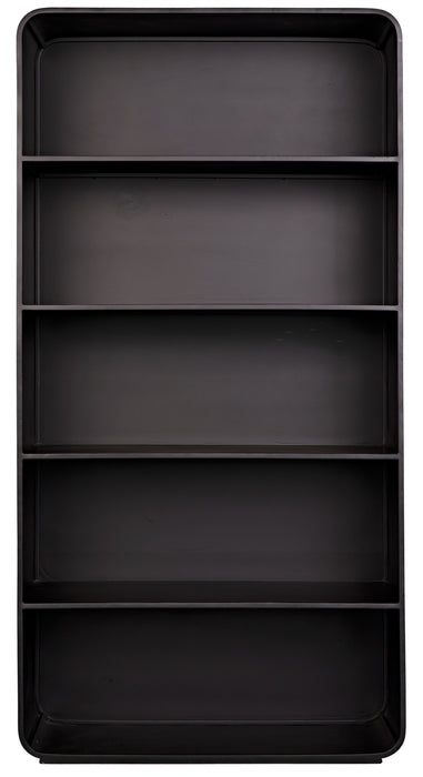 Paloma Bookcase, Black Steel