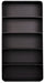 Paloma Bookcase, Black Steel