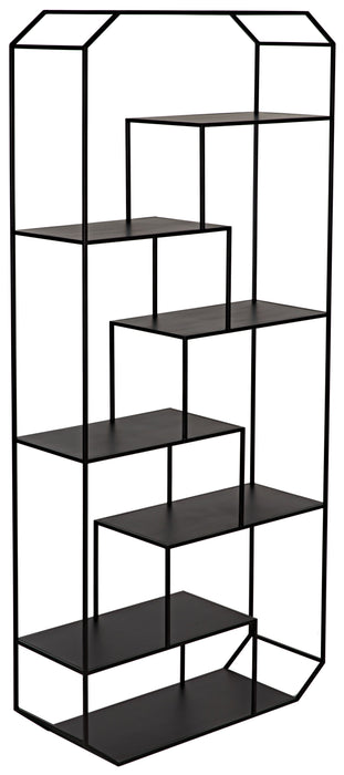 Marquise Bookcase, Black Steel