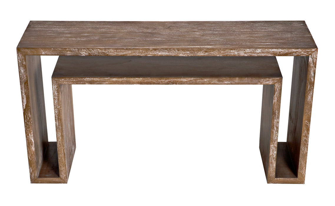 Caine Console, Grey Wash