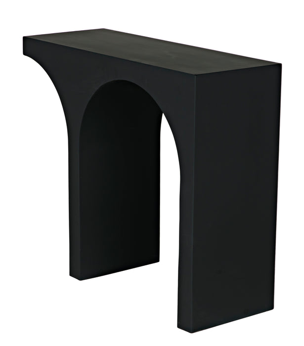 Maximus Console/Side Table, Black Steel