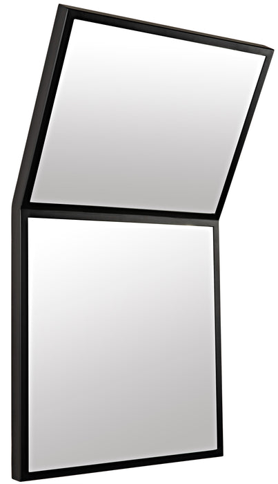 Lazo Mirror, Black Steel