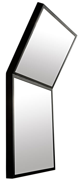 Lazo Mirror, Black Steel