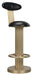 Sedes Bar Stool, Steel with Brass Finish