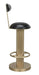 Sedes Bar Stool, Steel with Brass Finish