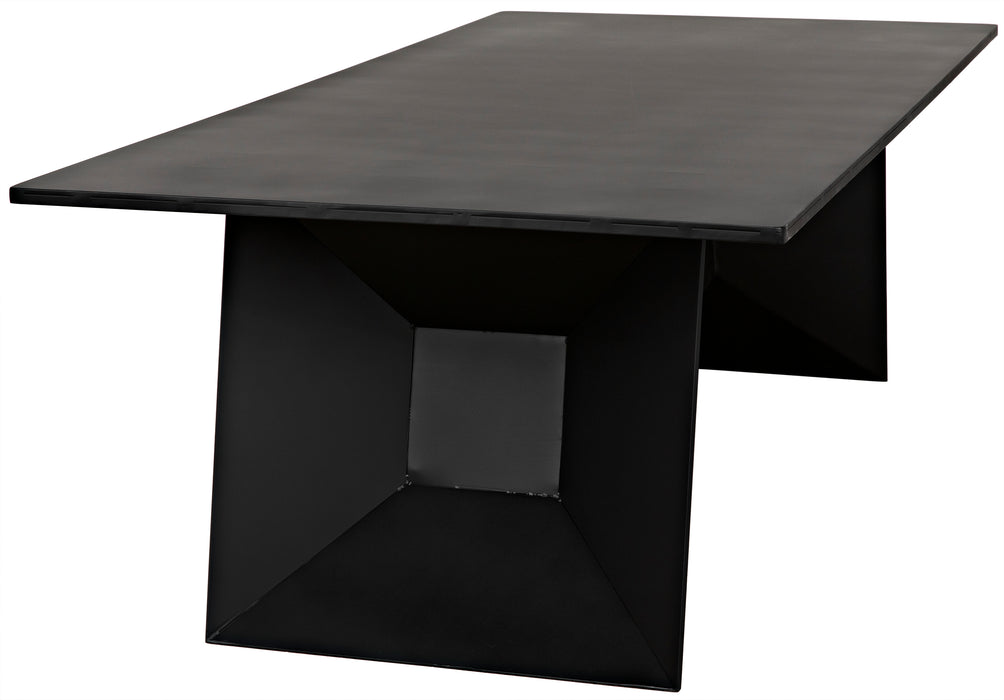 Soyka Coffee Table, Black Steel
