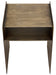 Cyrus Side Table, Aged Brass
