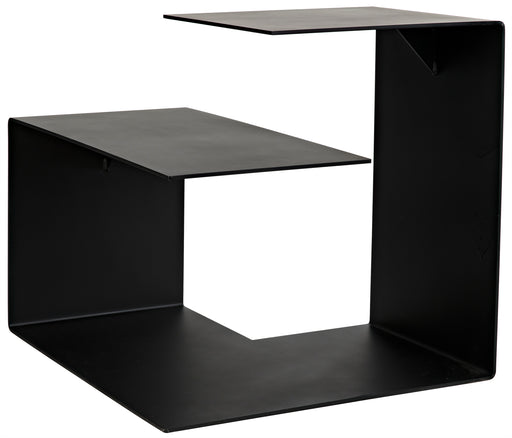 Solo Side Table, Black Steel