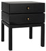 andras Side Table, Black
