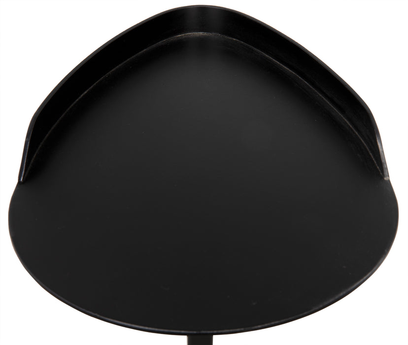Golem Side Table, Black Steel