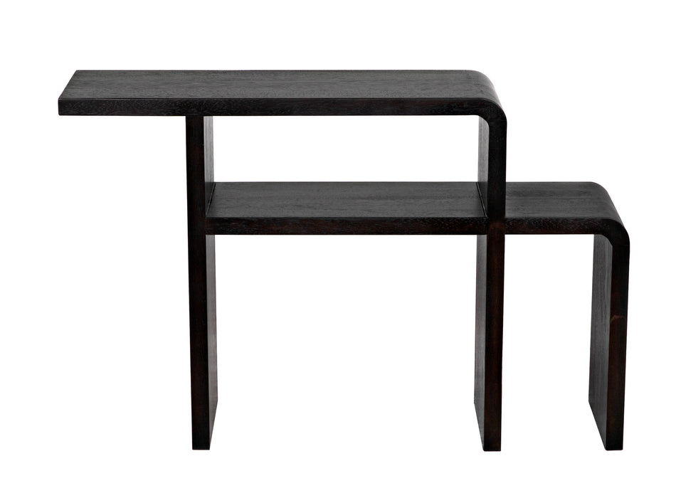 Mondrian Side Table, Ebony Walnut