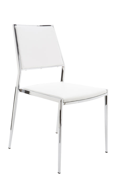 Aaron PL White Dining Chair