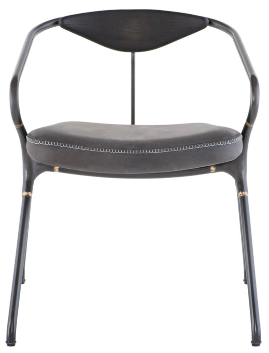Akron D8 Storm Black Dining Chair