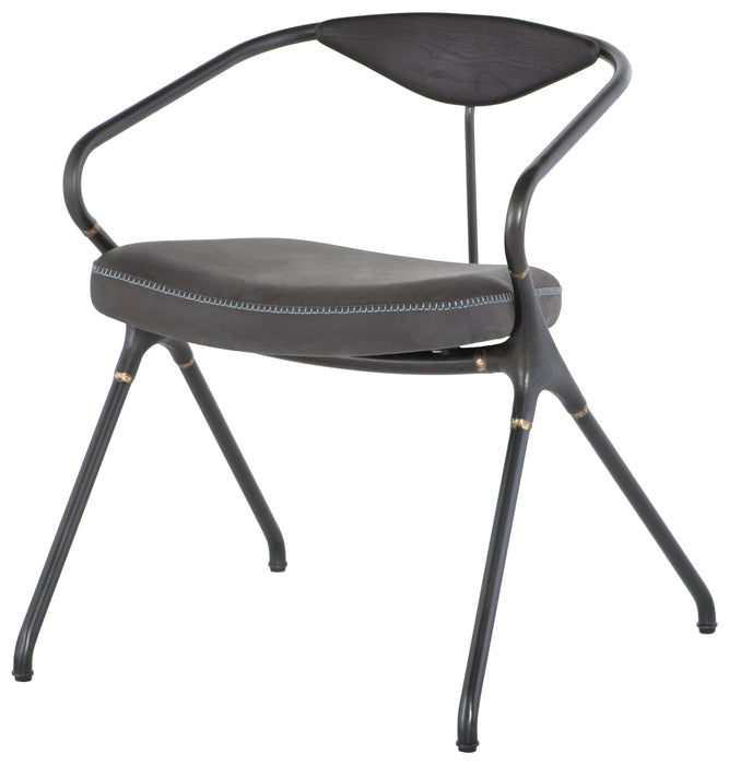 Akron D8 Storm Black Dining Chair