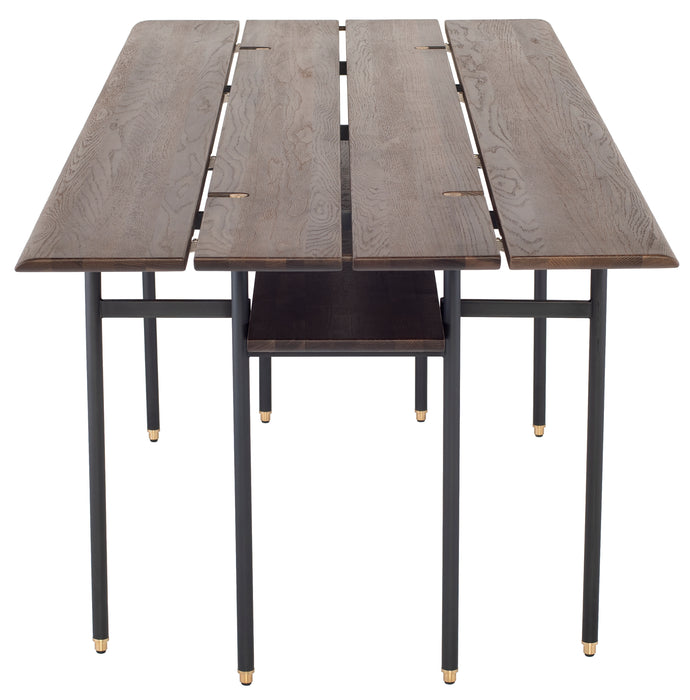 Stacking Drop Leaf PL Smoked Dining Table